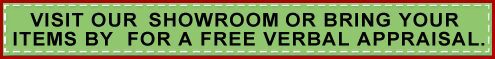 Showroom visit for free verbal appraisal.