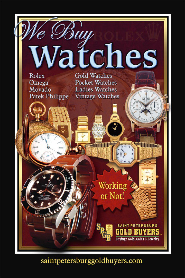 Cover of a book about watches featuring various wristwatches and pocket watches.